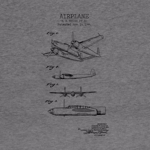 Airplane patent by Dennson Creative